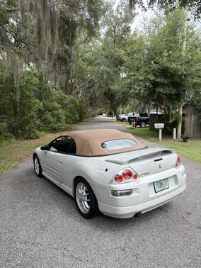 Beige 2002 Mitsubishi Eclipse Spyder GT