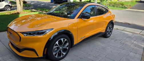 Orange 2023 Ford Mustang Mach-E Premium