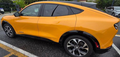 Orange 2023 Ford Mustang Mach-E Premium