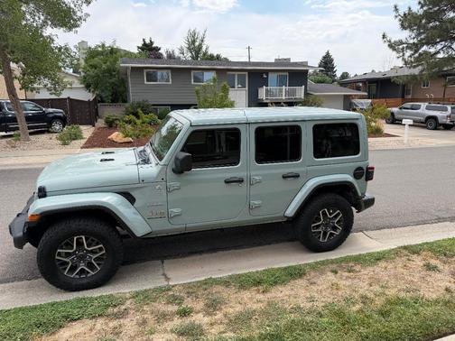 Green 2024 Jeep Wrangler Sahara