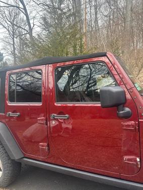 Red 2008 Jeep Wrangler Unlimited Rubicon