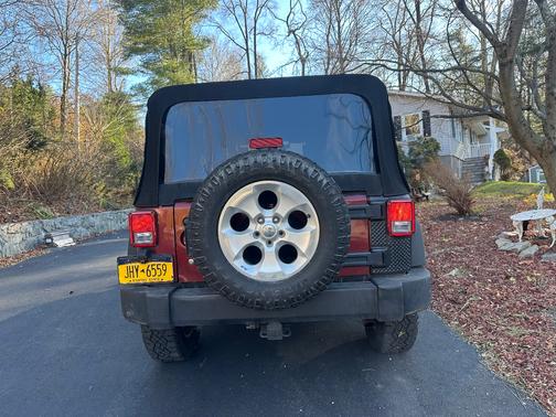 Red 2008 Jeep Wrangler Unlimited Rubicon