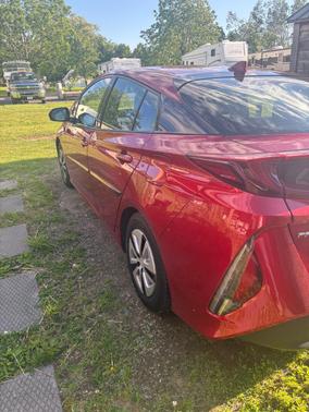 Red 2017 Toyota Prius Prime Plus