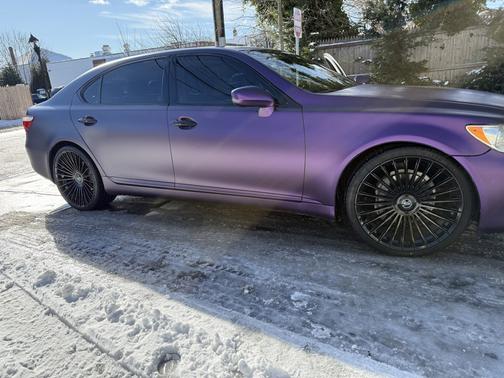 Purple 2007 Lexus LS 460 L