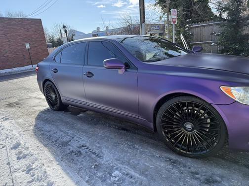 Purple 2007 Lexus LS 460 L