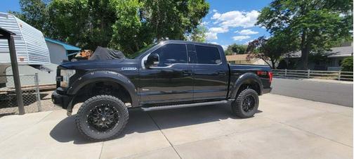 Black 2015 Ford F-150 Lariat