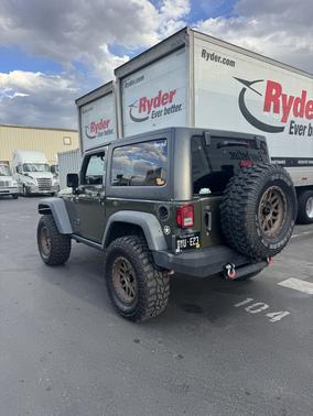 Green 2015 Jeep Wrangler Willys Wheeler