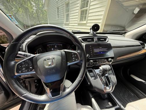 Gray 2018 Honda CR-V EX-L