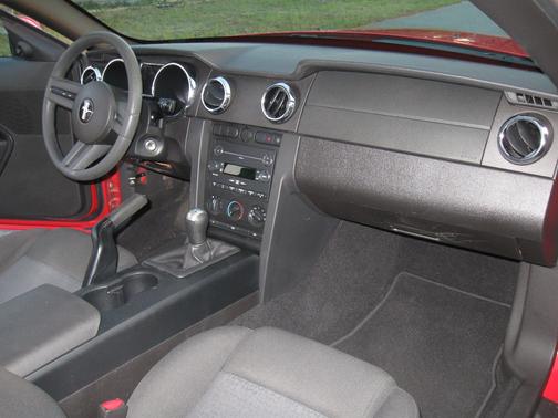 Red 2009 Ford Mustang Premium