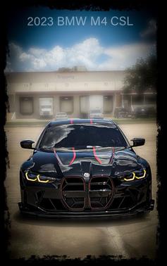 Black 2023 BMW M4 CSL