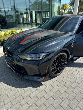 Black 2023 BMW M4 CSL