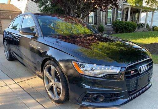 Black 2014 Audi S6 4.0T Prestige