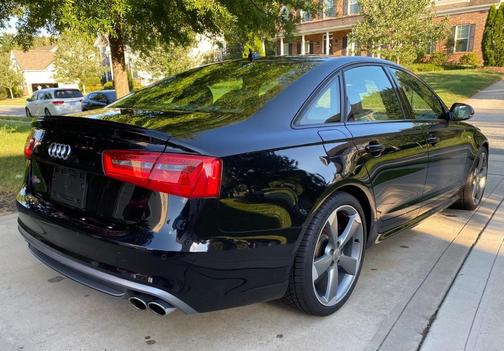 Black 2014 Audi S6 4.0T Prestige