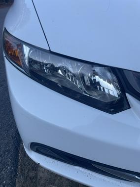 White 2014 Honda Civic LX