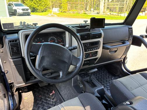 Blue 2004 Jeep Wrangler X