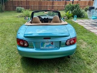 Blue 2001 Mazda MX-5 Miata Base