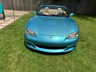 Blue 2001 Mazda MX-5 Miata Base