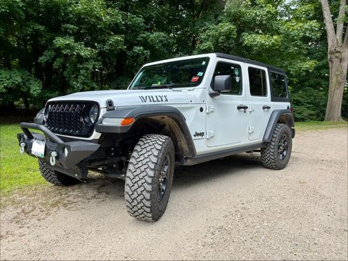 White 2024 Jeep Wrangler Willys
