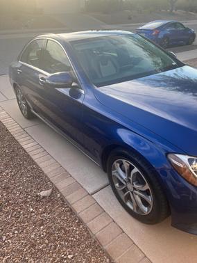 Blue 2017 Mercedes-Benz C-Class C 300