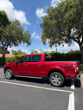 Red 2018 Ford F-150 XLT