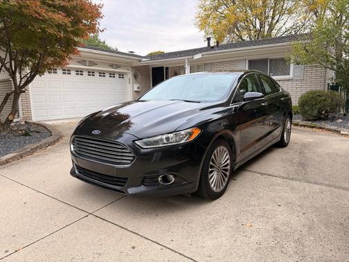 Black 2015 Ford Fusion Titanium