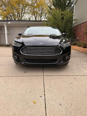 Black 2015 Ford Fusion Titanium