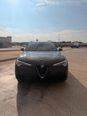 Black 2018 Alfa Romeo Stelvio Ti Sport