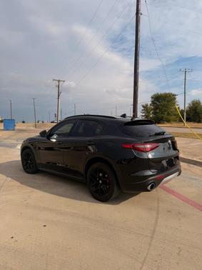 Black 2018 Alfa Romeo Stelvio Ti Sport