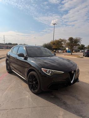 Black 2018 Alfa Romeo Stelvio Ti Sport