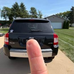 Black 2008 Jeep Compass Limited