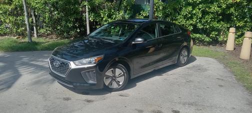 Black 2021 Hyundai IONIQ Hybrid Blue