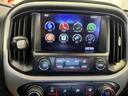 Red 2016 GMC Canyon SLE