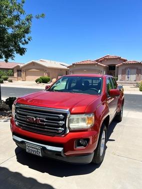 Red 2016 GMC Canyon SLE