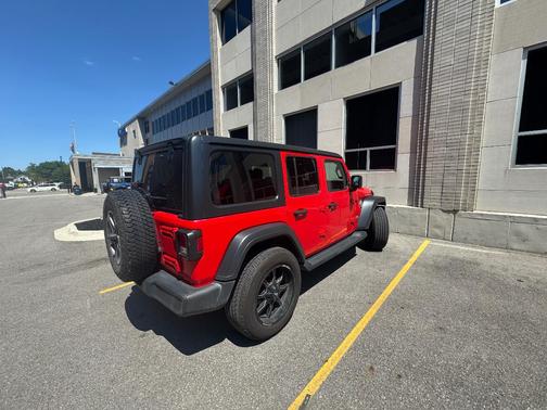Red 2020 Jeep Wrangler Unlimited Sport