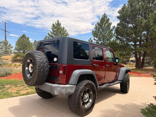 Red 2007 Jeep Wrangler Unlimited X