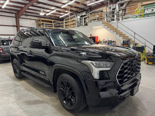 Black 2024 Toyota Sequoia Platinum
