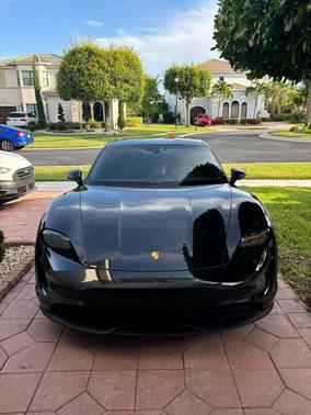 Black 2022 Porsche Taycan Taycan