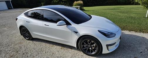 White 2022 Tesla Model 3 Long Range