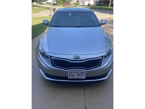 Silver 2013 Kia Optima Hybrid LX