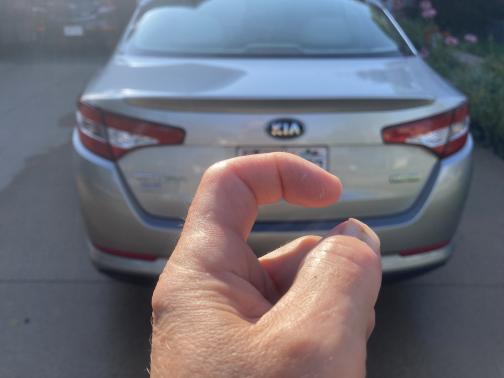 Silver 2013 Kia Optima Hybrid LX