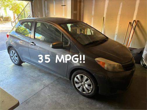 Gray 2012 Toyota Yaris L