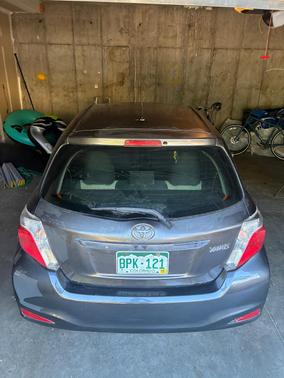 Gray 2012 Toyota Yaris L