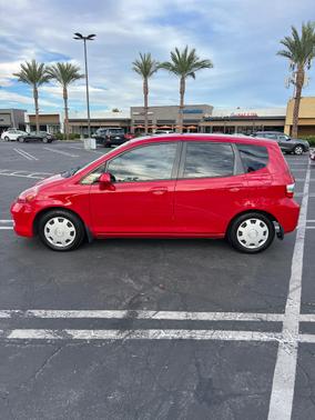 Red 2007 Honda Fit Base