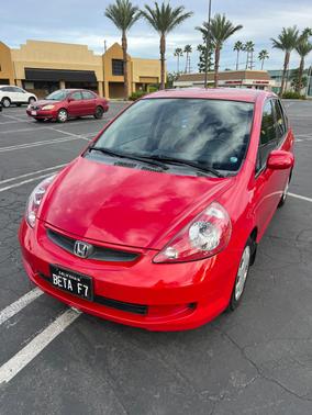 Red 2007 Honda Fit Base