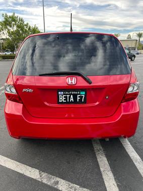 Red 2007 Honda Fit Base