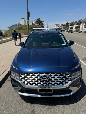 Blue 2021 Hyundai SANTA FE SEL