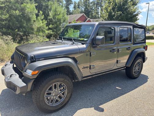 Gray 2024 Jeep Wrangler Sport S