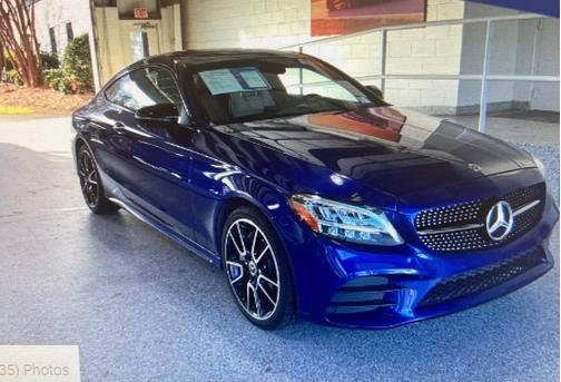 Blue 2019 Mercedes-Benz C-Class C 300 4MATIC