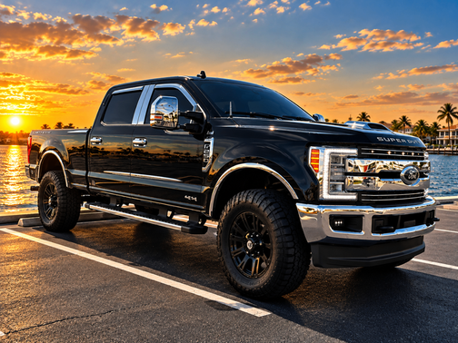 Black 2019 Ford F-250 Lariat