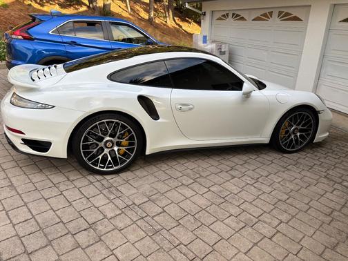White 2015 Porsche 911 911 Turbo S